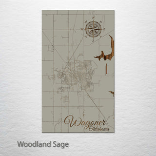 Wagoner, Oklahoma Street Map