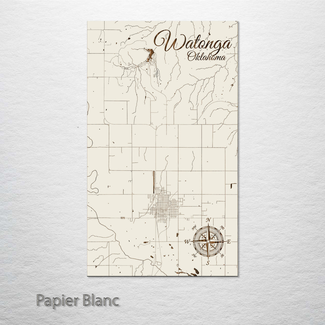 Watonga, Oklahoma Street Map