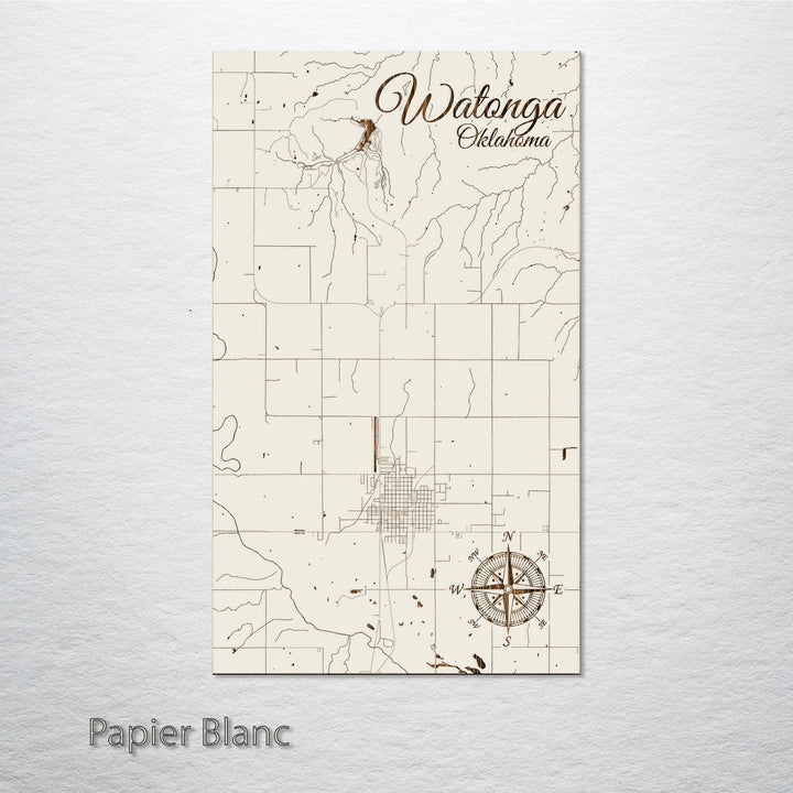 Watonga, Oklahoma Street Map