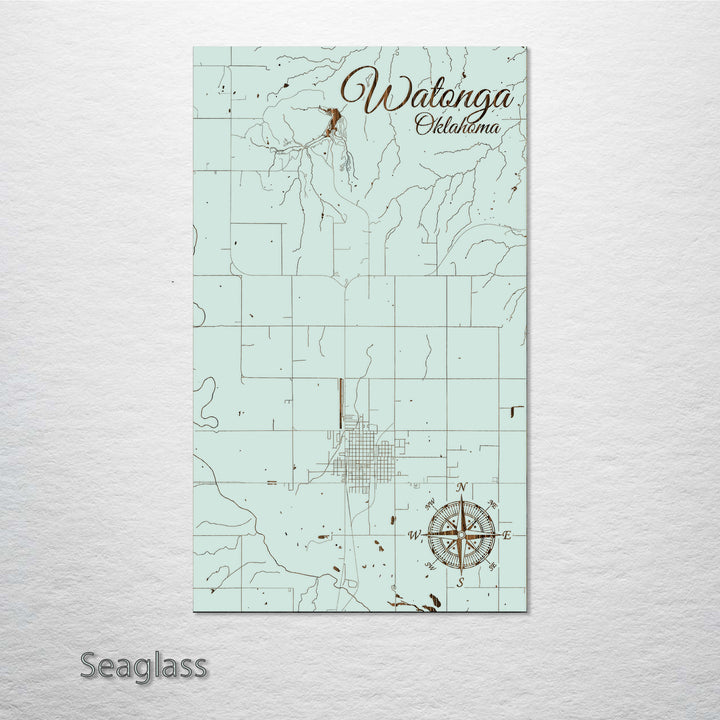 Watonga, Oklahoma Street Map