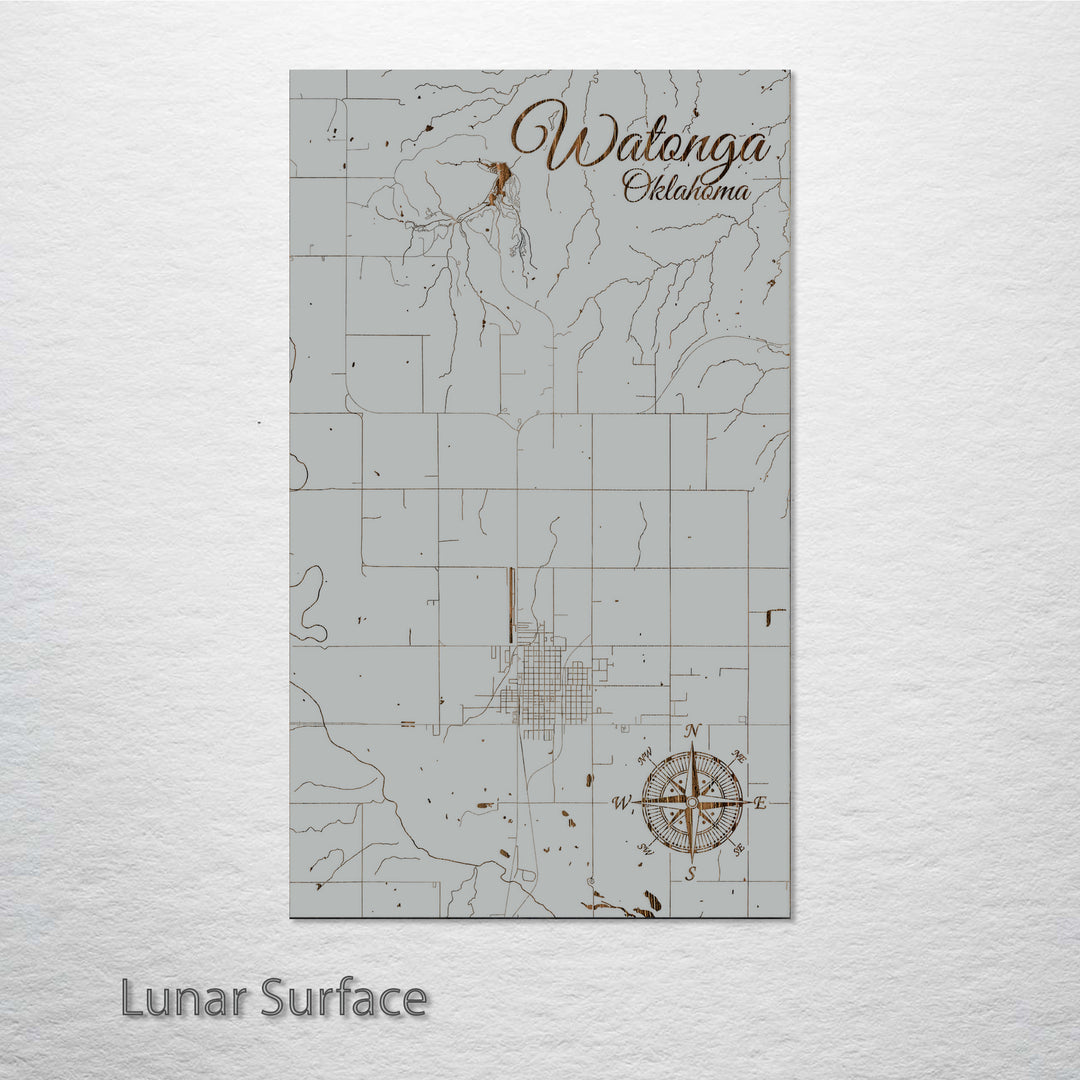 Watonga, Oklahoma Street Map