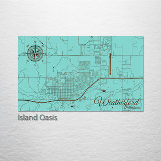 Weatherford, Oklahoma Street Map
