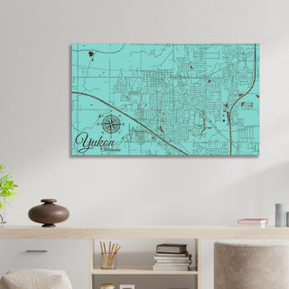 Yukon, Oklahoma Street Map