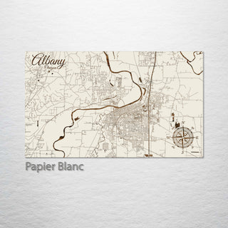 Albany, Oregon Street Map