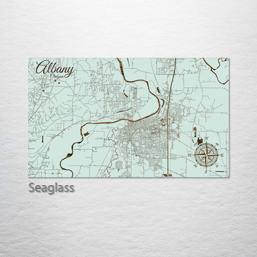 Albany, Oregon Street Map