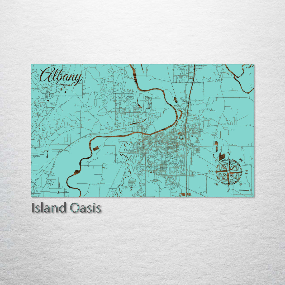 Albany, Oregon Street Map