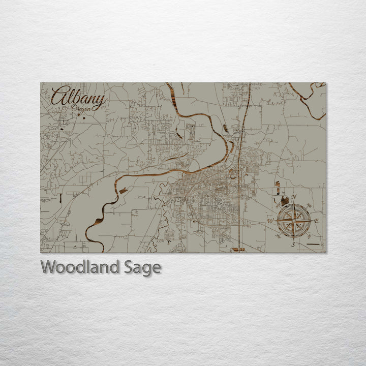 Albany, Oregon Street Map