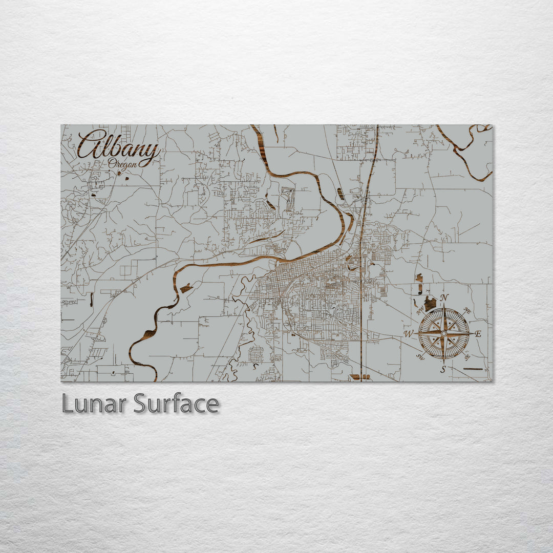 Albany, Oregon Street Map