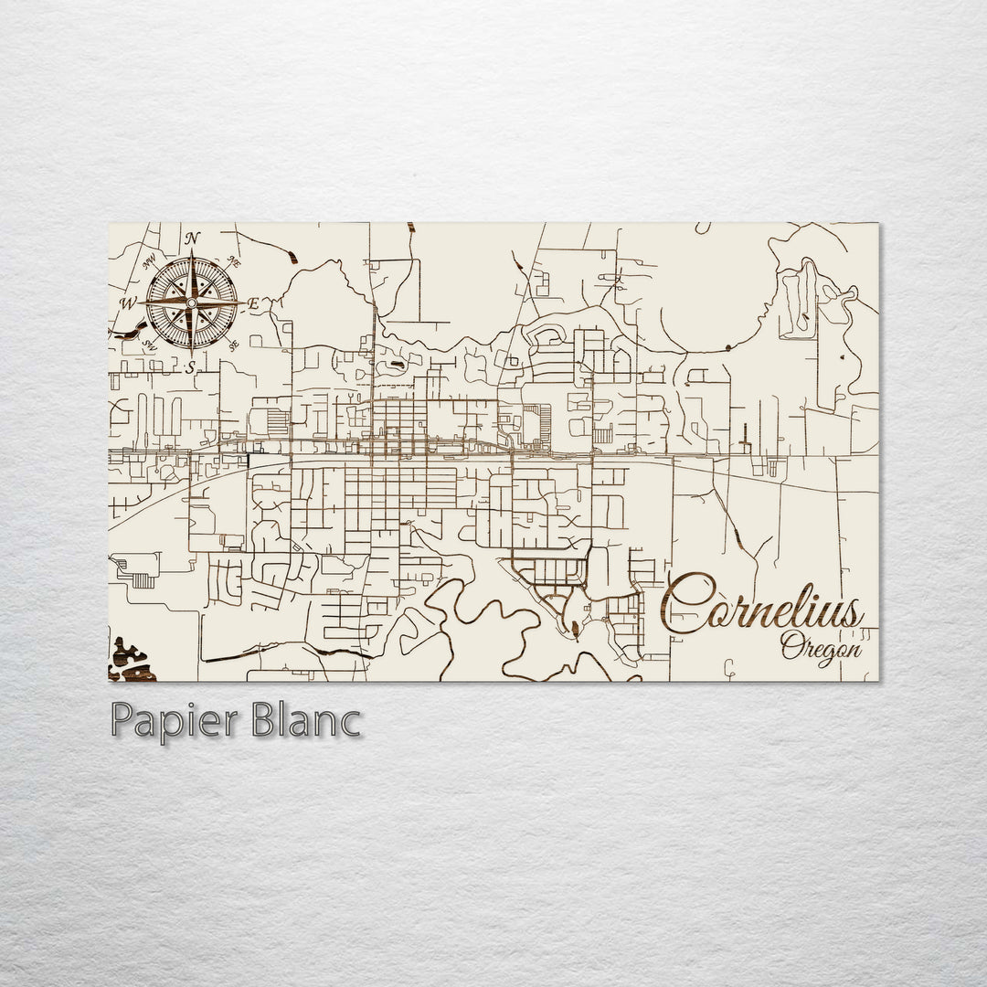 Cornelius, Oregon Street Map