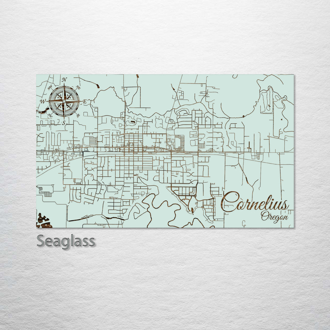 Cornelius, Oregon Street Map