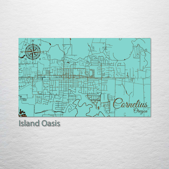 Cornelius, Oregon Street Map