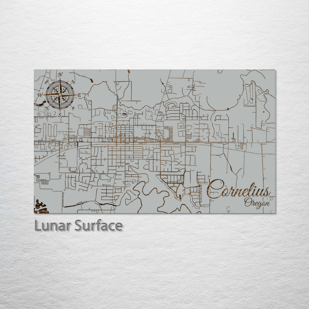 Cornelius, Oregon Street Map