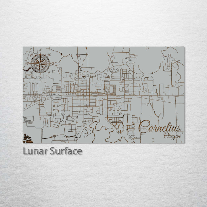 Cornelius, Oregon Street Map