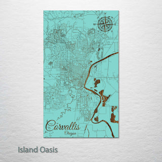 Corvallis, Oregon Street Map