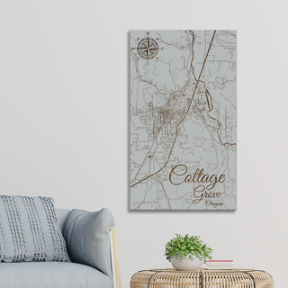 Cottage Grove, Oregon Street Map