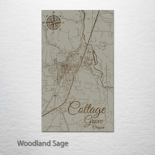 Cottage Grove, Oregon Street Map