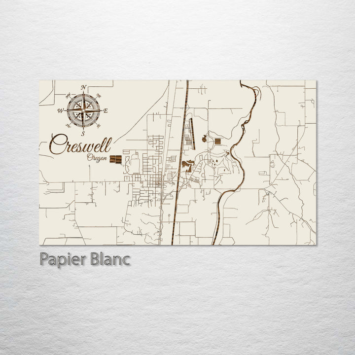 Creswell, Oregon Street Map