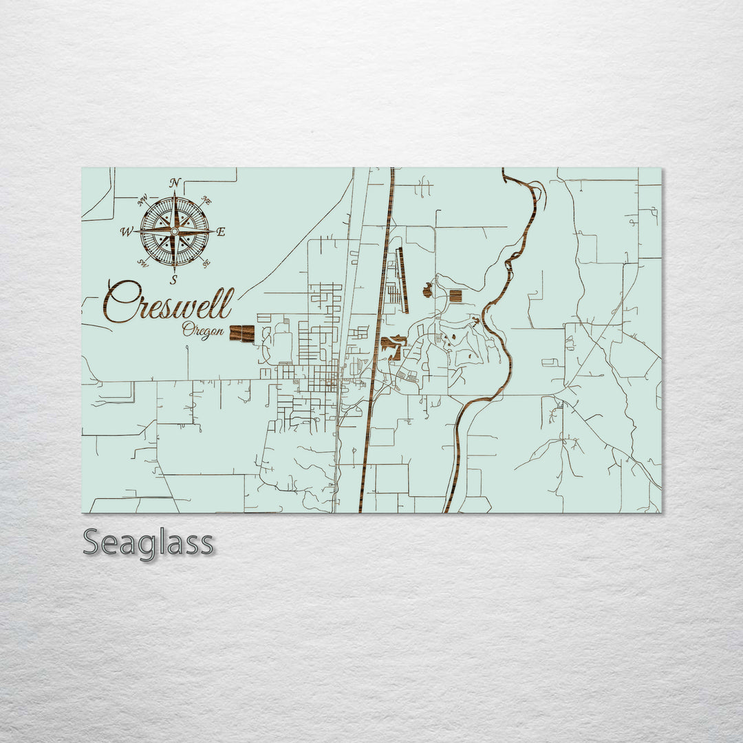 Creswell, Oregon Street Map
