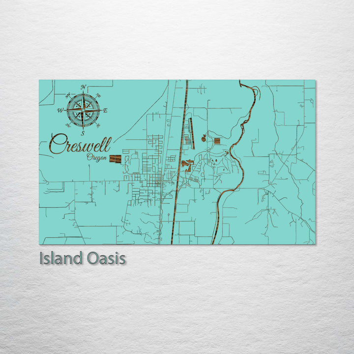 Creswell, Oregon Street Map