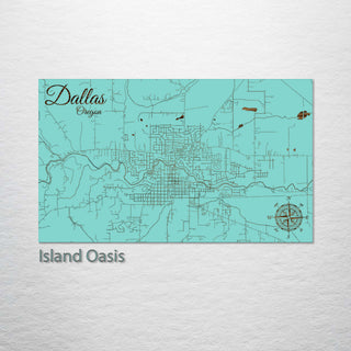 Dallas, Oregon Street Map