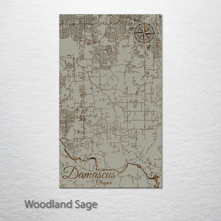 Damascus, Oregon Street Map