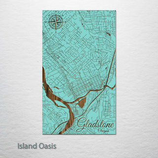 Gladstone, Oregon Street Map