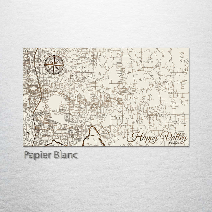 Happy Valley, Oregon Street Map