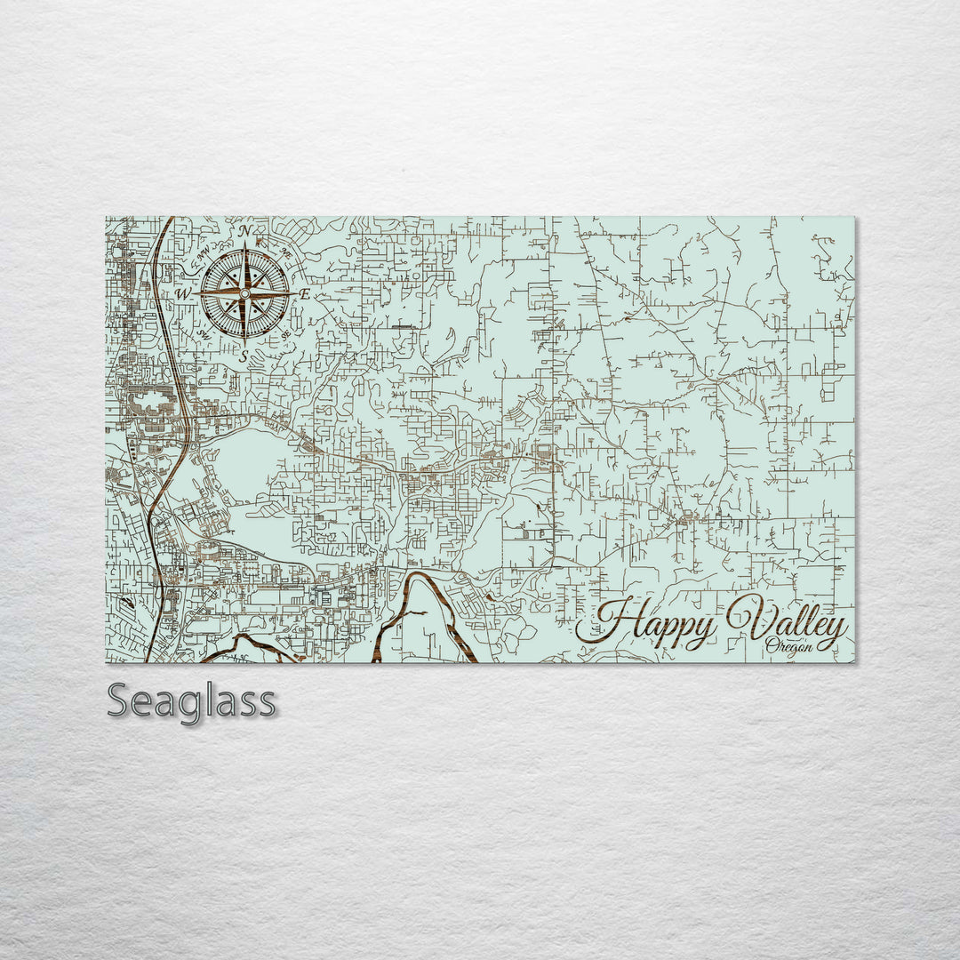 Happy Valley, Oregon Street Map