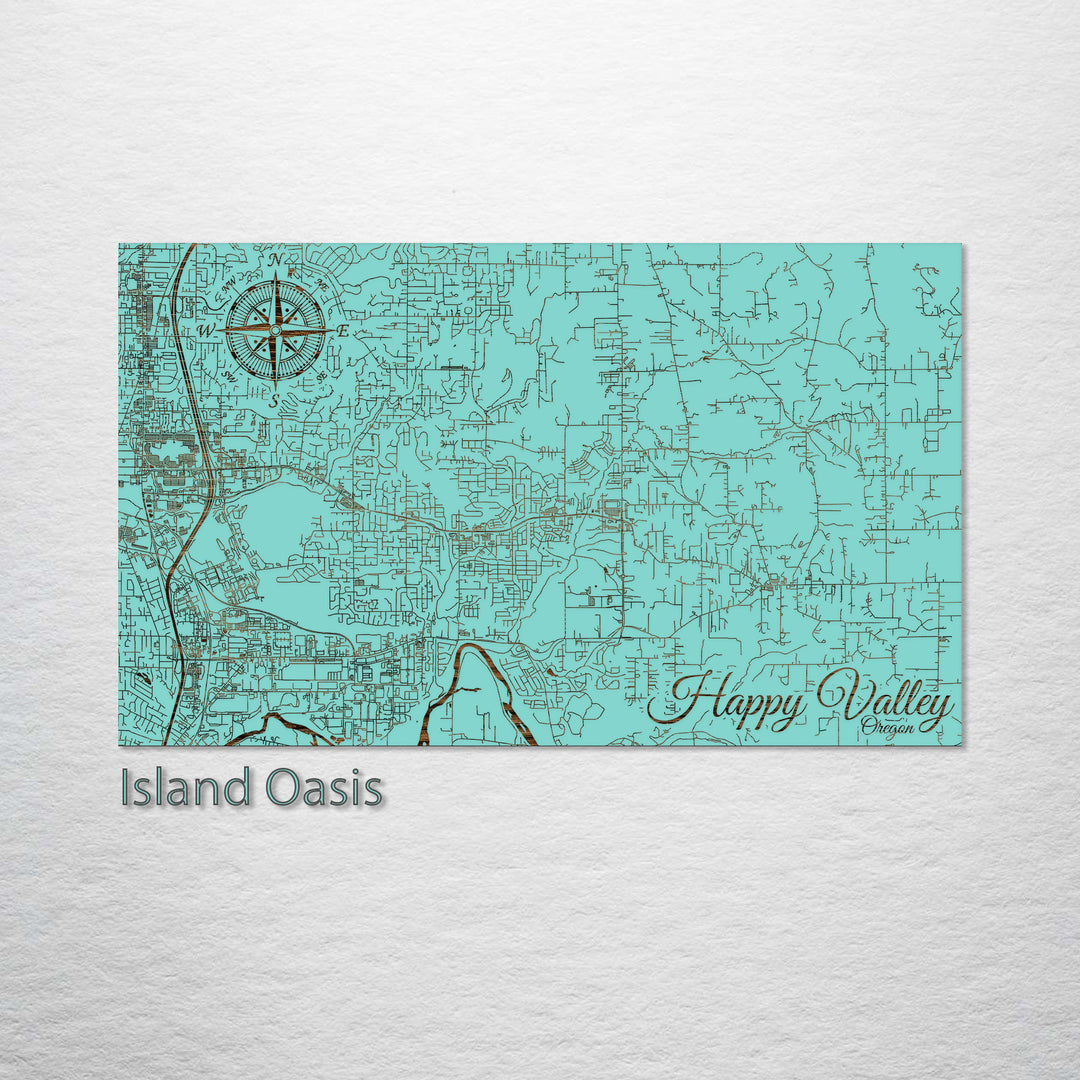 Happy Valley, Oregon Street Map