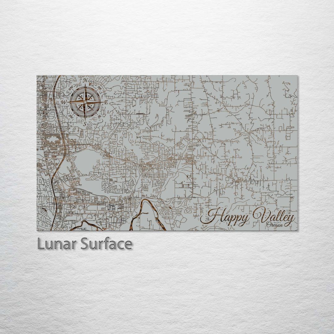 Happy Valley, Oregon Street Map