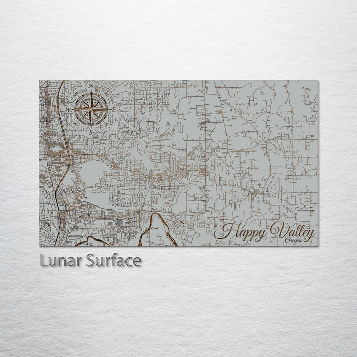 Happy Valley, Oregon Street Map