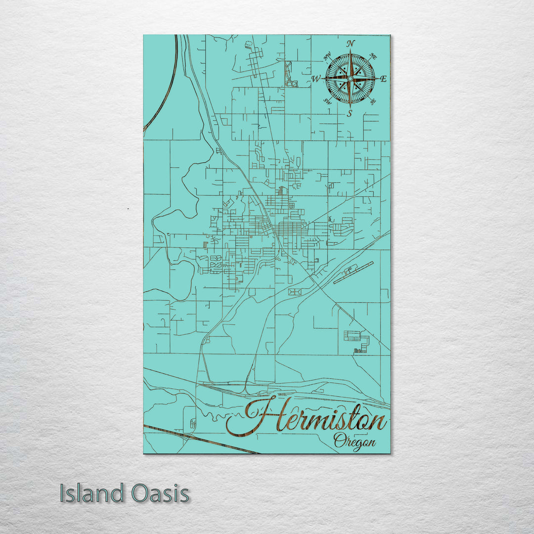 Hermiston, Oregon Street Map