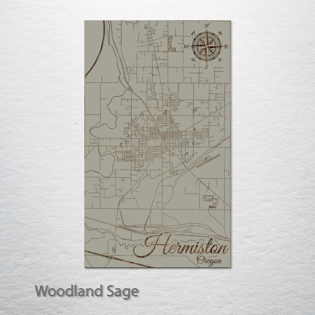 Hermiston, Oregon Street Map