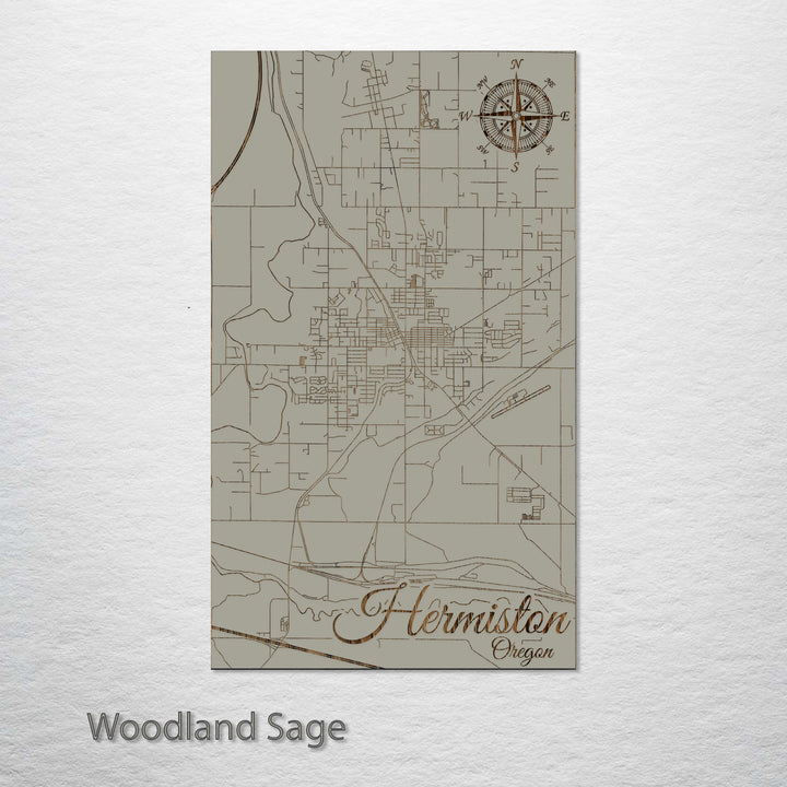 Hermiston, Oregon Street Map