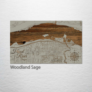 Hood River, Oregon Street Map