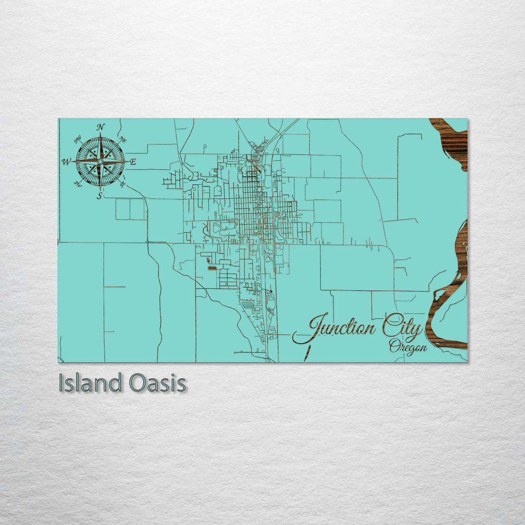 Junction City, Oregon Street Map