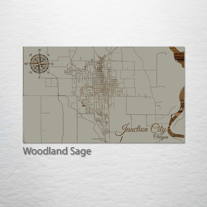 Junction City, Oregon Street Map