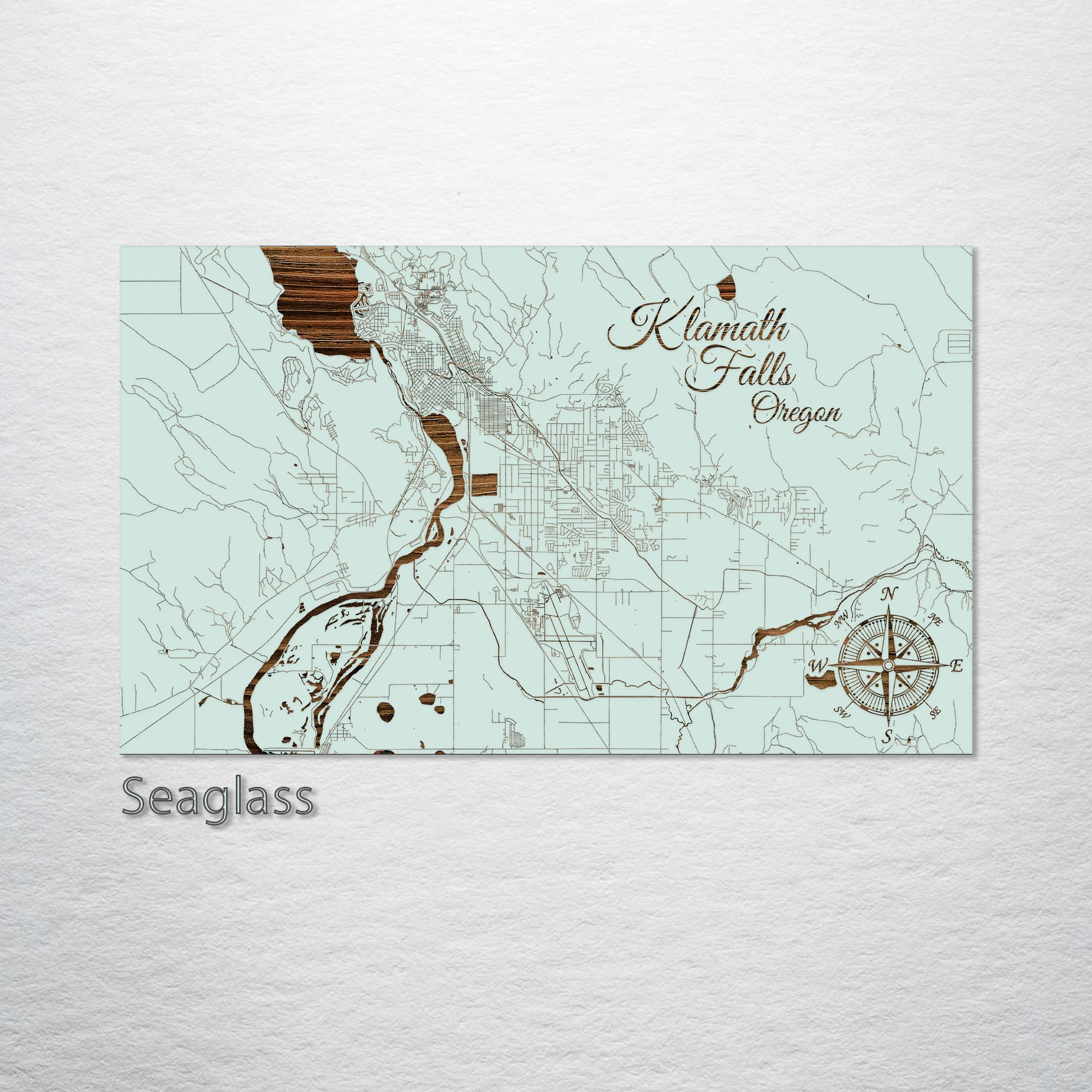 Klamath Falls, Oregon Street Map – Fire & Pine