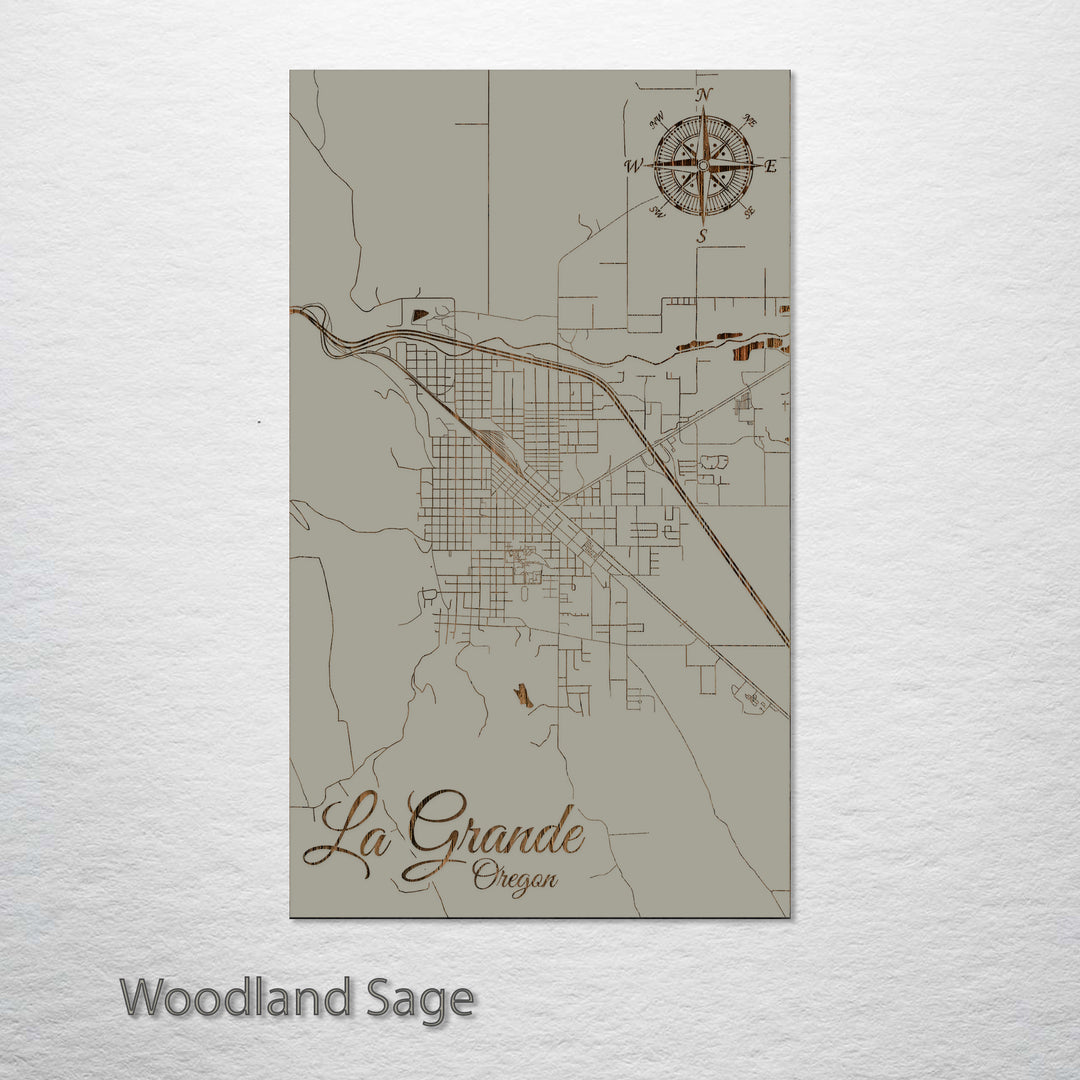 La Grande, Oregon Street Map