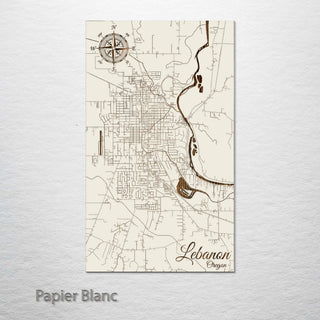 Lebanon, Oregon Street Map