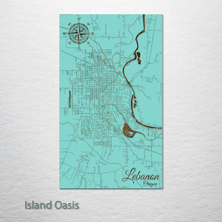 Lebanon, Oregon Street Map