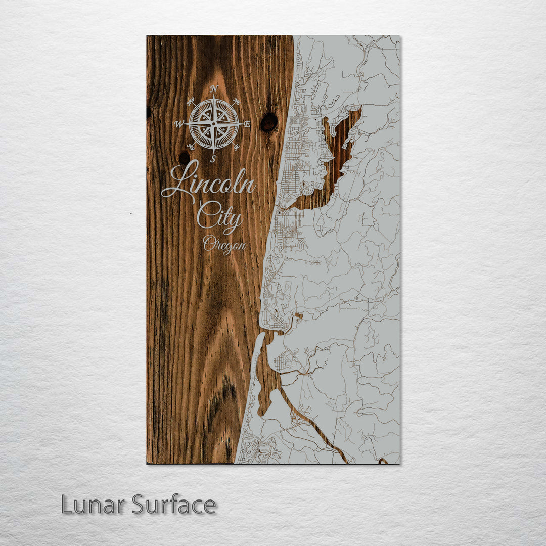 Lincoln City, Oregon Street Map