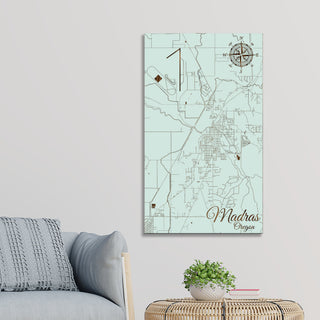 Madras, Oregon Street Map