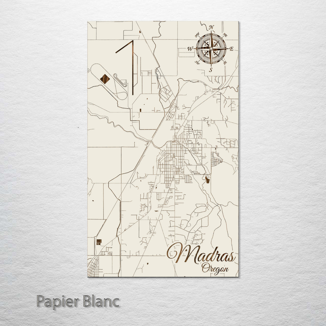 Madras, Oregon Street Map