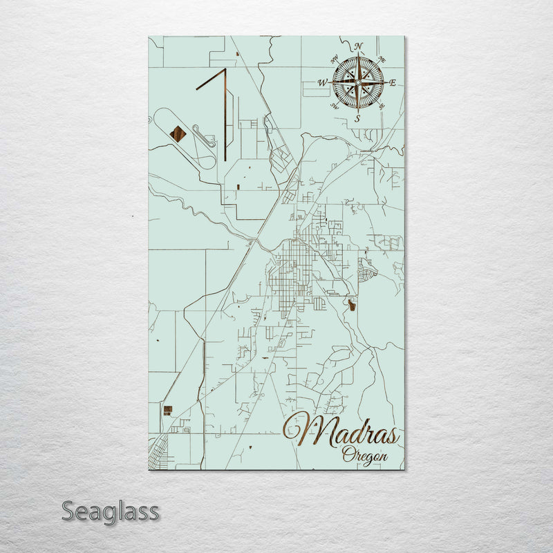 Madras Oregon Street Map Fire Amp Pine