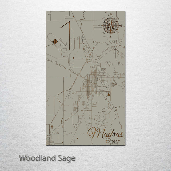 Madras, Oregon Street Map