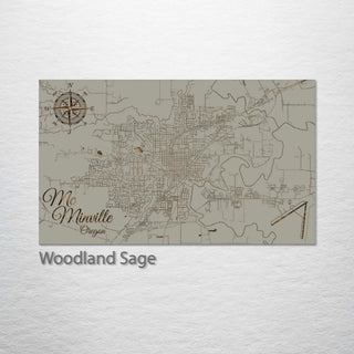 McMinnville, Oregon Street Map