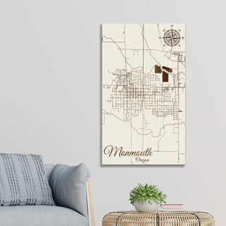 Monmouth, Oregon Street Map