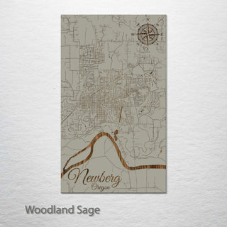 Newberg, Oregon Street Map