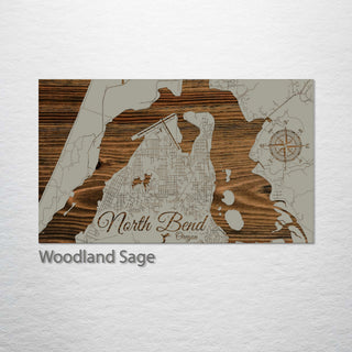 North Bend, Oregon Street Map